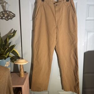 Men's Talbots Micro Corduroy Beige Pants 34W32L